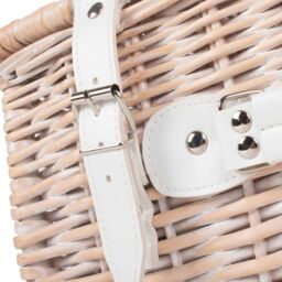 Red Hamper Wicker 41cm White Hamper in Brown - thumbnail 5
