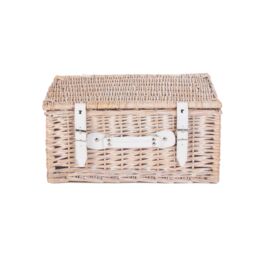Red Hamper Wicker 41cm White Hamper in Brown - thumbnail 3