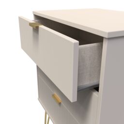 Ready Assembled 2 U Bexley 3 Drawer Chest (Ready Assembled) in Taupe - thumbnail 5