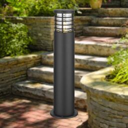 First Choice Lighting Set of 2 Bloom - Black IP44 Outdoor 50cm Post Lights - thumbnail 4