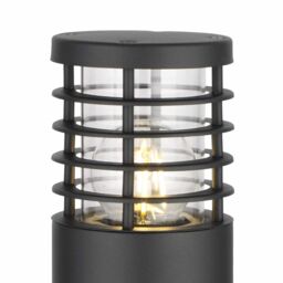 First Choice Lighting Set of 2 Bloom - Black IP44 Outdoor 50cm Post Lights - thumbnail 3