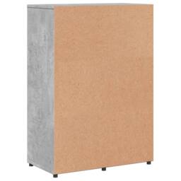 Berkfield Home Sideboard Concrete Grey 60x31x84 cm Engineered Wood - Size: 60 x 31 x 84 cm - thumbnail 7