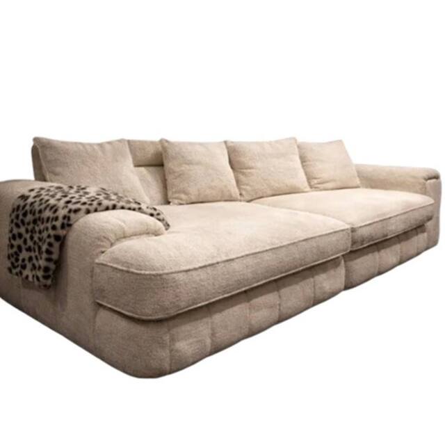 HOB Furniture Oyster Snuggle Cinema Sofa in Ivory - image 1