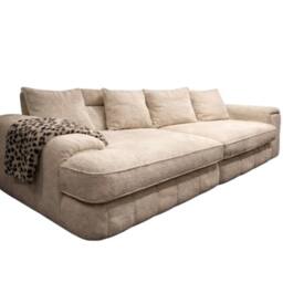 HOB Furniture Oyster Snuggle Cinema Sofa in Ivory - thumbnail 1