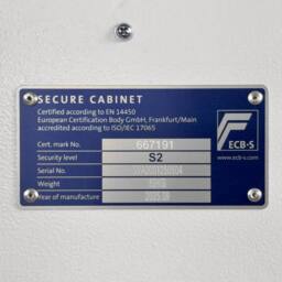 Phoenix Safe Company Phoenix Fortress SS1455E Security Safe with Electronic Lock, 95 Liters in White - Size: 90 cm x 35 cm - thumbnail 8