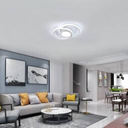 Goeco LED Ceiling Light, 42W, Modern, Round Lamp for Bedrooms, 40 cm, 6500K in White - thumbnail 6