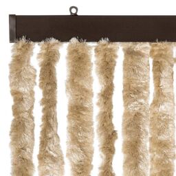 Berkfield Home Insect Curtain Beige 56x185 cm Chenille - thumbnail 4