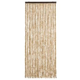 Berkfield Home Insect Curtain Beige 56x185 cm Chenille - thumbnail 3