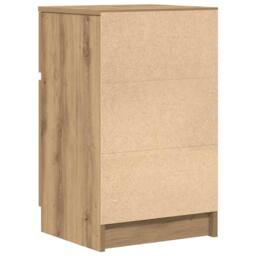 Berkfield Home Durable Bedside Cabinets 2 pcs Artisan Oak 39x35x65 cm Engineered Wood - Size: 39 x 35 x 65 cm - thumbnail 9