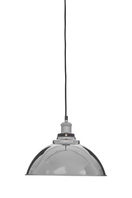 Orsina Iron/Aluminium Pendant Light With Bowl-Shaped Shade, Ceiling Light For Kitchen, Pendant Lighting For Decor in Silver - image 1