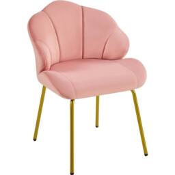 SPETLEK Velvet Accent Chair pink