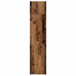 Berkfield Home Storage Cabinet with Shelf Other with Storage with Door Old wood Engineered wood in Brown - thumbnail 8