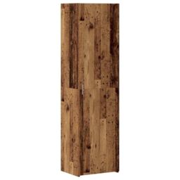 Berkfield Home Storage Cabinet with Shelf Other with Storage with Door Old wood Engineered wood in Brown - thumbnail 7