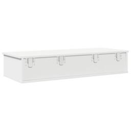 Berkfield Home Wall Shelf with Drawers White 100x37.5x19 cm Engineered Wood - thumbnail 6