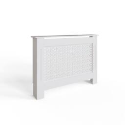 FWStyle Geometric Medium White Radiator Cover (H) 82.3 (W) 112 (D) 19cm - thumbnail 2