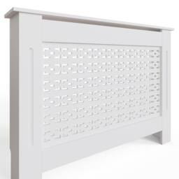 FWStyle Geometric Medium White Radiator Cover (H) 82.3 (W) 112 (D) 19cm - thumbnail 4