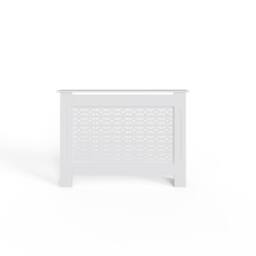 FWStyle Geometric Medium White Radiator Cover (H) 82.3 (W) 112 (D) 19cm - thumbnail 3