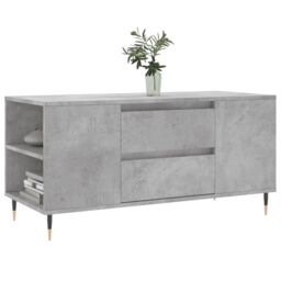 Berkfield Home Coffee Table Concrete Grey 102x44.5x50 cm Engineered Wood - thumbnail 3