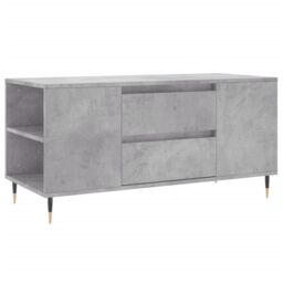 Berkfield Home Coffee Table Concrete Grey 102x44.5x50 cm Engineered Wood - thumbnail 2
