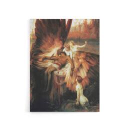 "Artery8 Herbert James Draper The Lament for Icarus Canvas Wall Art Print - Size: W24"" x H32""" - thumbnail 1
