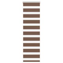Berkfield Home Zebra Blind Brown 40x100 cm Fabric Width 35.9 cm Polyester - thumbnail 3