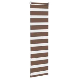 Berkfield Home Zebra Blind Brown 40x100 cm Fabric Width 35.9 cm Polyester - thumbnail 4