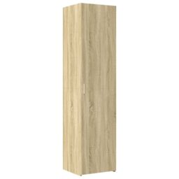 Berkfield Home Highboard Sonoma Oak 45x42.5x185 cm Engineered Wood in Brown - thumbnail 2