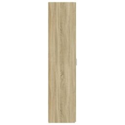 Berkfield Home Highboard Sonoma Oak 45x42.5x185 cm Engineered Wood in Brown - thumbnail 5