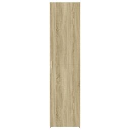Berkfield Home Highboard Sonoma Oak 45x42.5x185 cm Engineered Wood in Brown - thumbnail 4