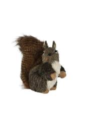 KDMD Standing Squirrel Ornament 25cm in Brown - thumbnail 1