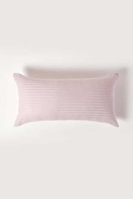 Homescapes Continental Egyptian Cotton Pillowcase 330 TC, 40 x 80 cm in Dusty Pink - image 1