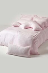 Homescapes Continental Egyptian Cotton Pillowcase 330 TC, 40 x 80 cm in Dusty Pink - thumbnail 4