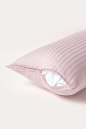 Homescapes Continental Egyptian Cotton Pillowcase 330 TC, 40 x 80 cm in Dusty Pink - thumbnail 3