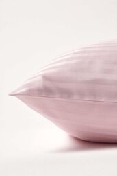 Homescapes Continental Egyptian Cotton Pillowcase 330 TC, 40 x 80 cm in Dusty Pink - thumbnail 2