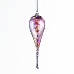 Sienna Glass 16cm Friendship Droplet Fairy in Pink - thumbnail 1