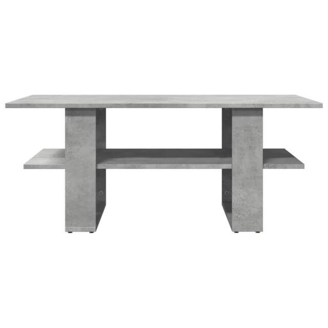 Berkfield Home Decorative Coffee Table Concrete Grey 102x55x42 cm Engineered Wood - Size: 102 x 55 x 42 cm - image 1