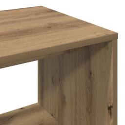 Berkfield Home Wardrobe Artisan Oak 80x40x110 cm Engineered Wood in Brown - Size: 80 x 40 x 110 cm - thumbnail 8