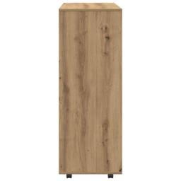 Berkfield Home Wardrobe Artisan Oak 80x40x110 cm Engineered Wood in Brown - Size: 80 x 40 x 110 cm - thumbnail 6
