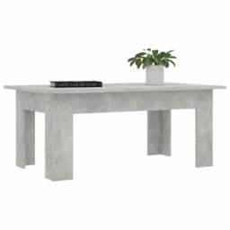 Berkfield Home Stylish Coffee Table Concrete Grey 100x60x42 cm Engineered Wood - Size: 100 x 60 x 42 cm - thumbnail 1
