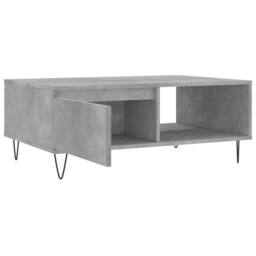 Berkfield Home Decorative Coffee Table Concrete Grey 90x60x35 cm Engineered Wood - Size: 90 x 60 x 35 cm - thumbnail 6