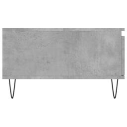Berkfield Home Decorative Coffee Table Concrete Grey 90x60x35 cm Engineered Wood - Size: 90 x 60 x 35 cm - thumbnail 7