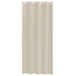 Berkfield Home Curtains with Curtains 2 pcs Sand 140 x 225 cm Polyester in Beige - thumbnail 4
