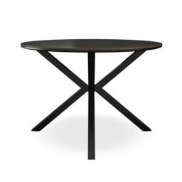 More4Homes Calne Concrete Ceramic Round Dining Table & 6 Raye Velvet Chairs in Beige - thumbnail 3