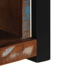 Berkfield Home TV Cabinet 80x30x35 cm Solid Wood Reclaimed in Brown - Size: 80 x 30 x 35 cm - thumbnail 8