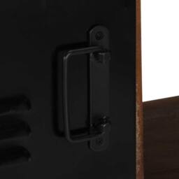 Berkfield Home TV Cabinet 80x30x35 cm Solid Wood Reclaimed in Brown - Size: 80 x 30 x 35 cm - thumbnail 7