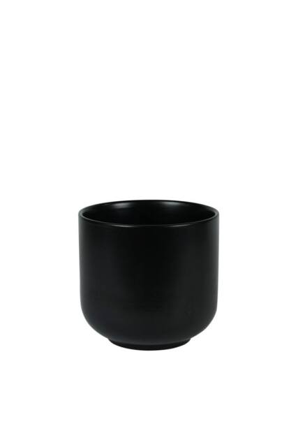 KDMD Hortus Havana Matt Black Ceramic Pot 15cm 2 Pack - image 1
