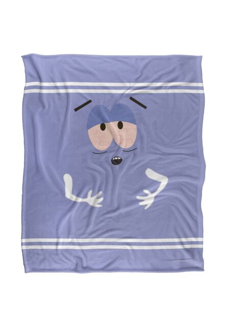 South Park Towelie Queasy Silky Touch Super Soft Throw Blanket 152 X 127 cm in White - image 1