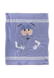 South Park Towelie Queasy Silky Touch Super Soft Throw Blanket 152 X 127 cm in White - thumbnail 1