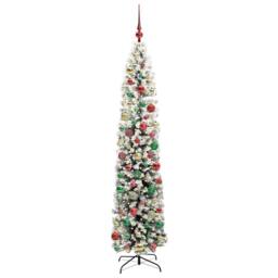 Berkfield Home Artificial Christmas Tree with 300 LEDs with Stand Green 210 cm - thumbnail 3