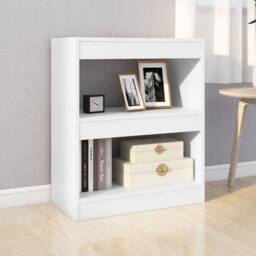 Berkfield Home Classic Book Cabinet/Room Divider White 60x30x72 cm - Size: 60 x 30 x 72 cm - thumbnail 1